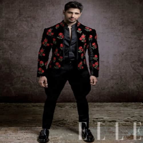 Bollywood actor Sidharth Malhotra royal photo shoot for Elle magazine 