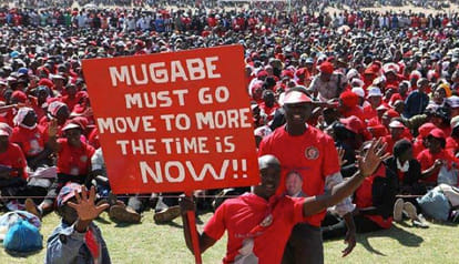  Zimbabwe instability: army takes control of Harare and despot robert mugabe 
