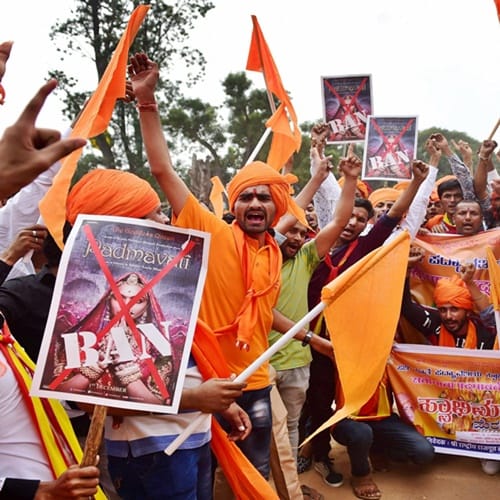 protest for ban on Padmavati in Karnataka BJP MLA Ram Kadam says will not let him shoot any film