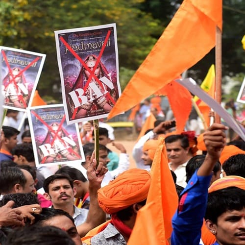 protest for ban on Padmavati in Karnataka BJP MLA Ram Kadam says will not let him shoot any film