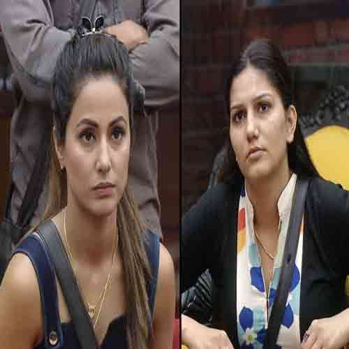 sapna complained to bigg boss about hina khan and tell to throw her out