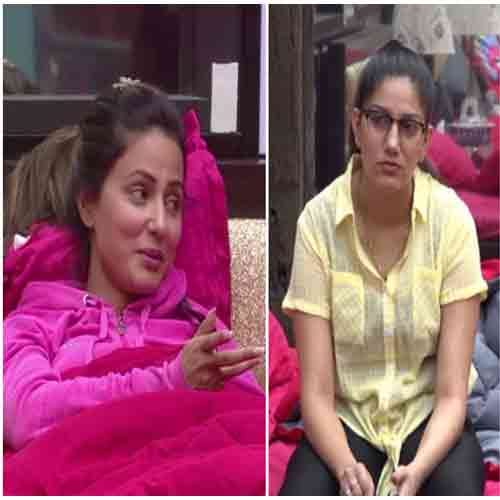 sapna complained to bigg boss about hina khan and tell to throw her out
