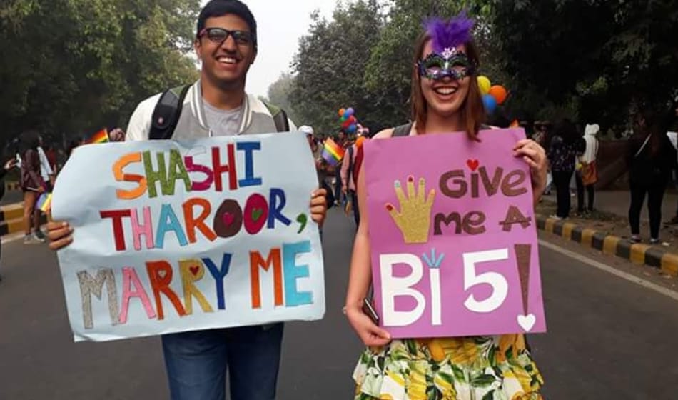shashi tharoor gets marriage proposal in lgbtq pride march, his reply wins hearts of twitter users
