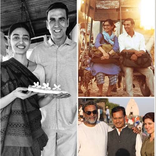 Here is first look of Akshay Kumars Padman, sonam and Radhika is looking vibrant