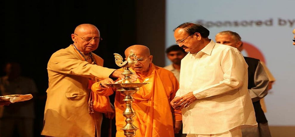 vice president of india venkaiah naidu calls prabhupada as ambassador of indian civilization