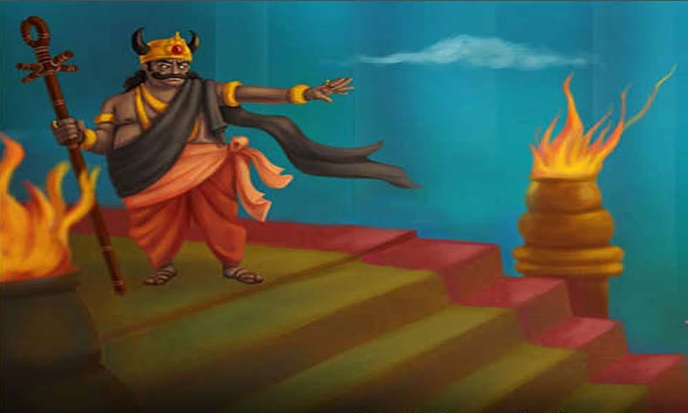 jokes on yamraj and a man in hindi