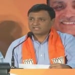 Former Patidar eader Chirag Patel joins BJP in presence of Gujarat Deputy CM Nitin Patel