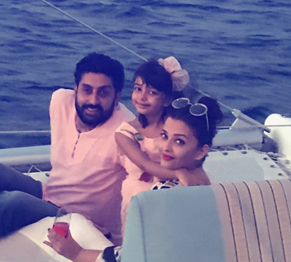 aishwarya rai bachchan daughter aaradhya bachchan with his brother