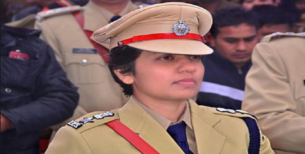 Police patrolled the police station, ssp manjil Saini sits in the inquiry