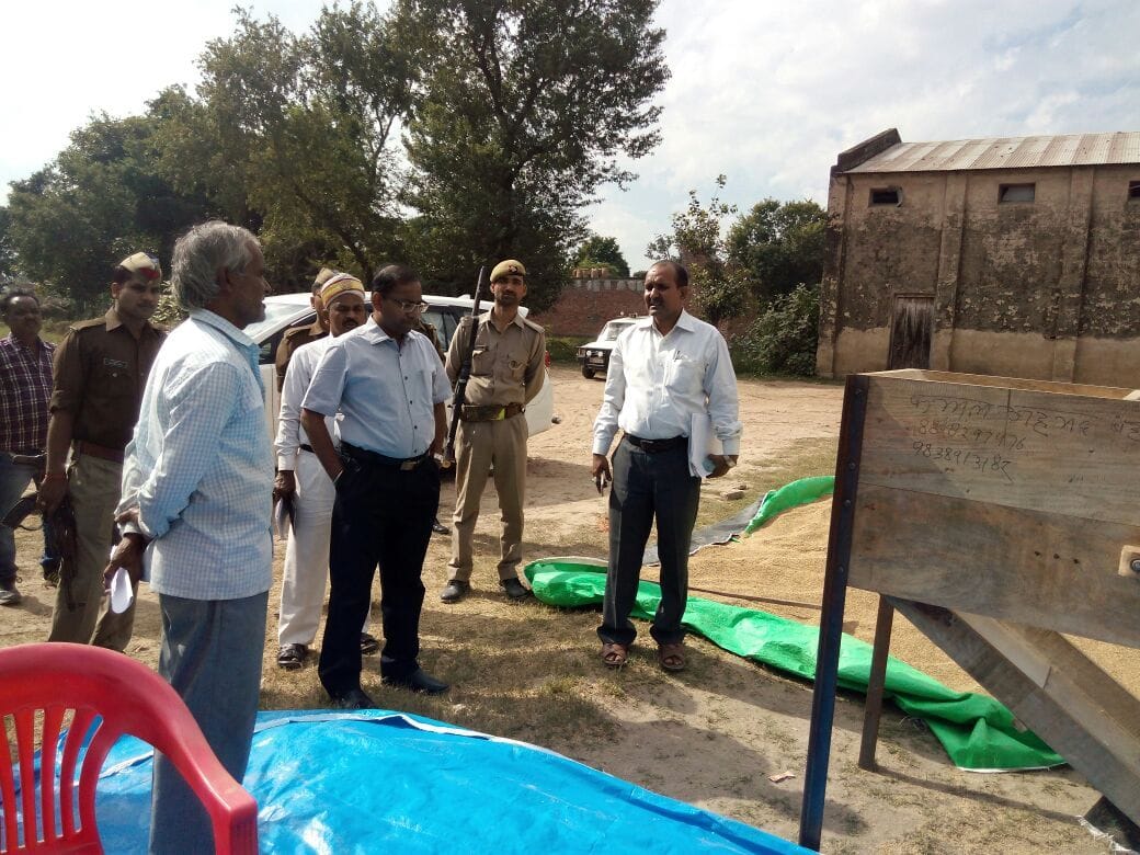 DM of Paddy Purchase Center performed surprise inspection 