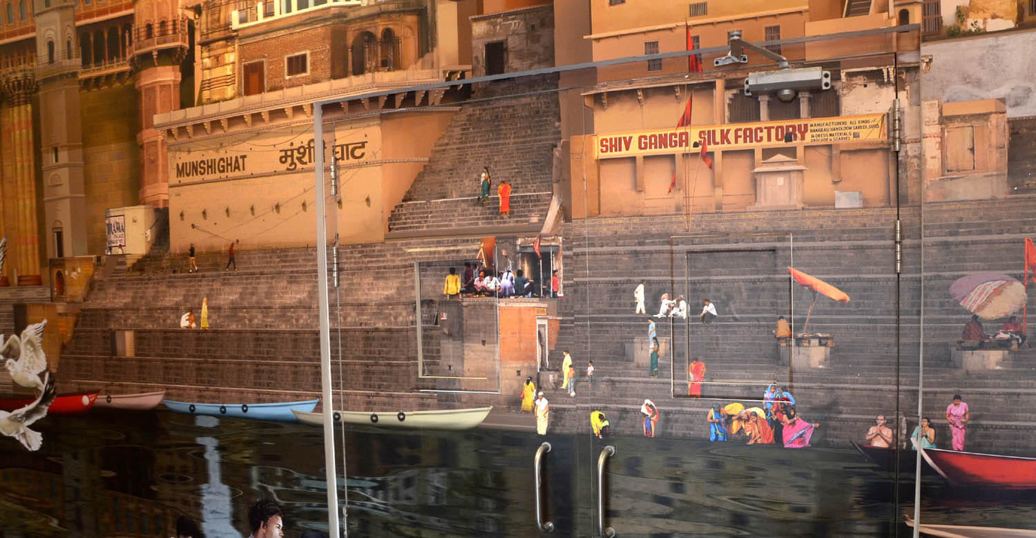 varanasi ghat 3D images at trade facility centre