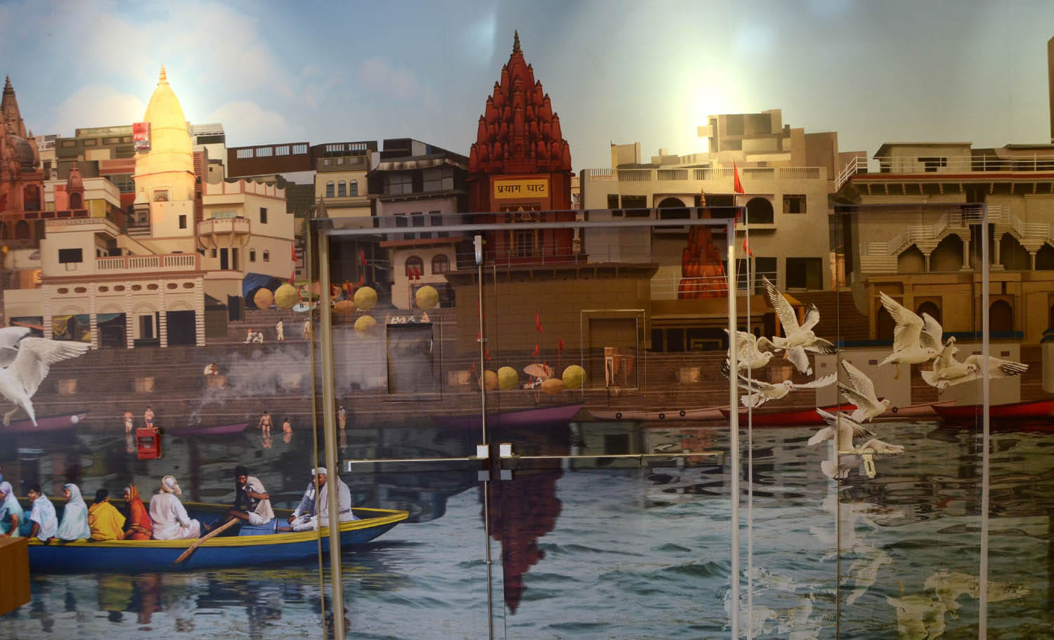 varanasi ghat 3D images at trade facility centre