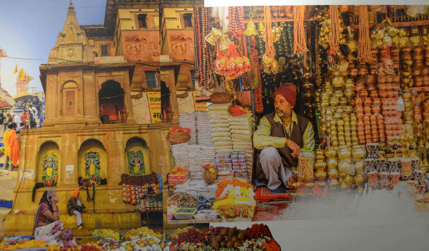 Varanasi ganga ghat will show his past and history engraved in hindi and english