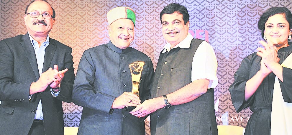 himachal got excellence state award in delhi