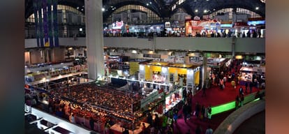 in international trade fair in foreign pavilion these things attracted people 
