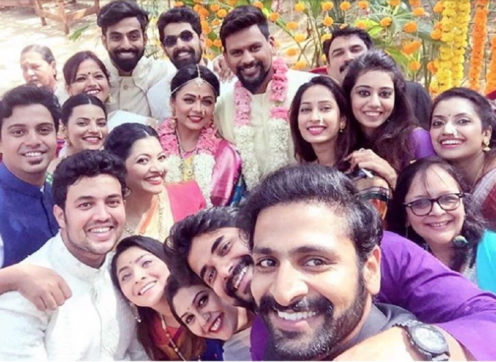 Pavitra rishta fame actress prarthana behere and director abhishek jawkar wedding pictures