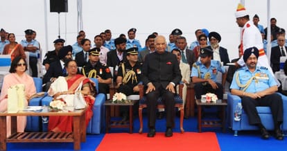 President Ramnath Kovind at Adampur Air Force Station