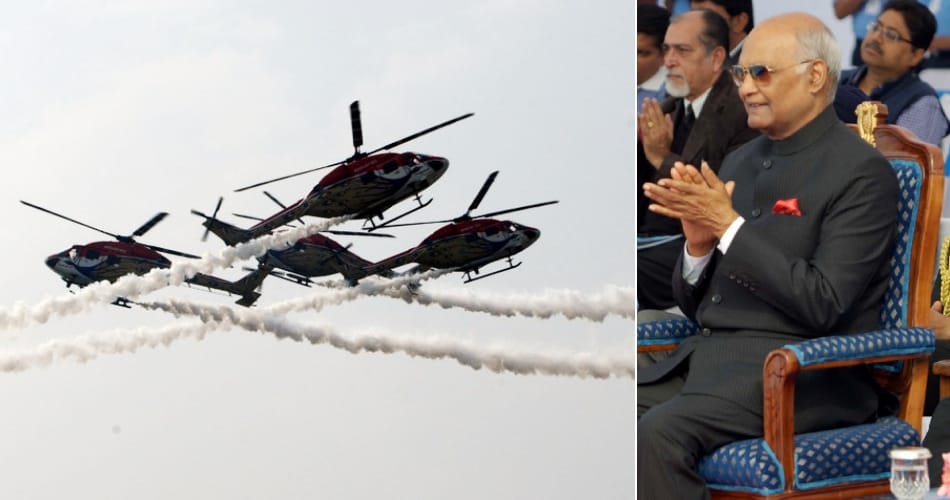 President Kovind awards standards to two IAF squadrons