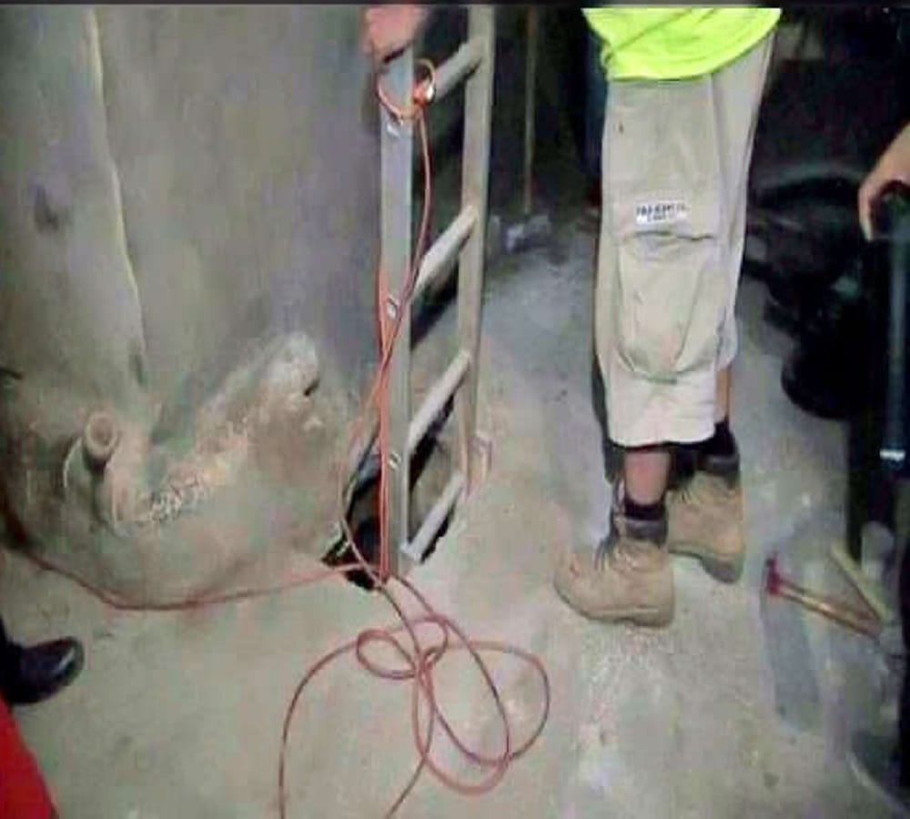 woman found a secret underground her home