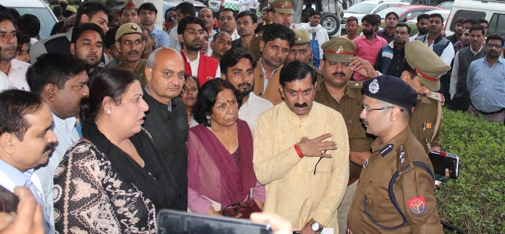 in shiv kumar murder case many bjp workers came at the hospital