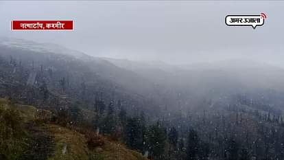 Season first snowfall in Kashmir and himachal Pradesh 