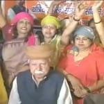 फिल्म पद्मावती के विरोध में पटना में प्रदर्शन
