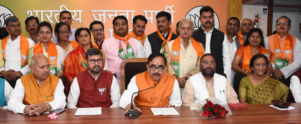 Ex mla join bjp before local body election