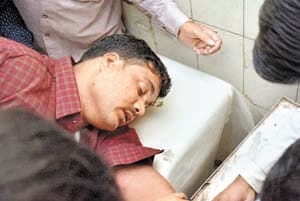 Excise Inspector and Separate shot, soldier seriously