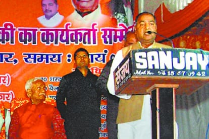 BJP leader warns muslims to vote him in barabanki.