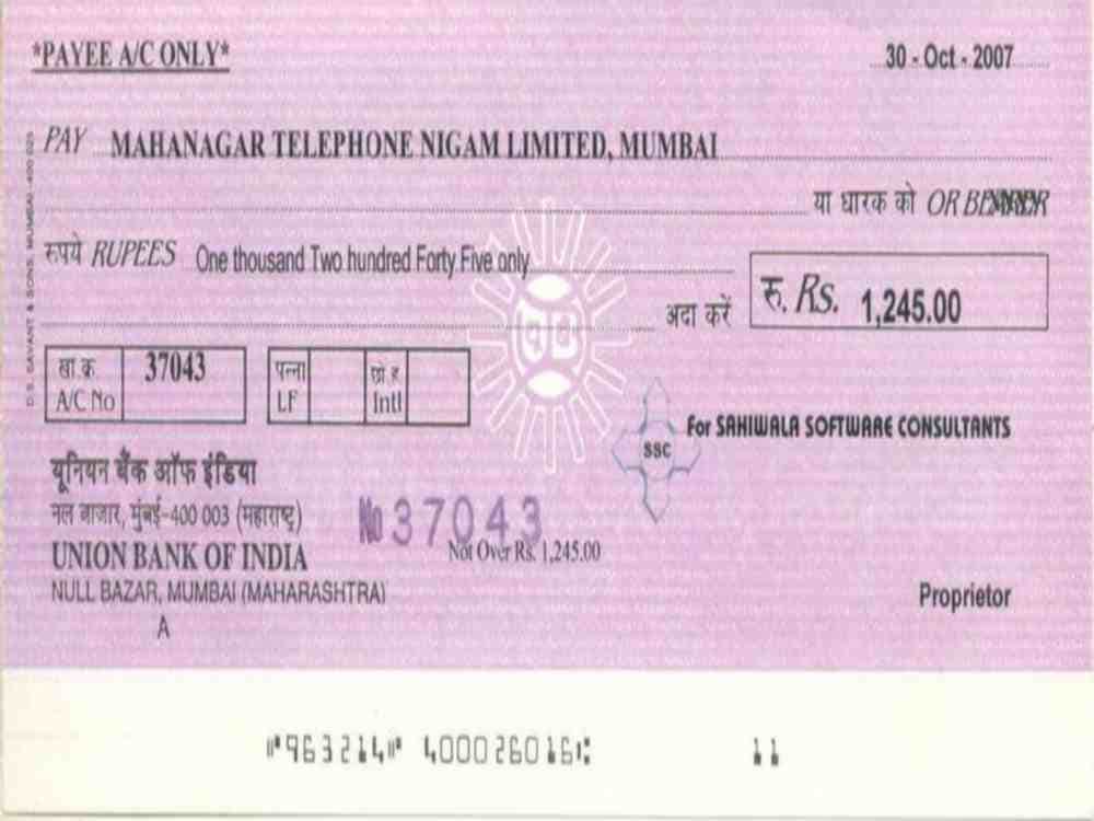  banks will ban cheque book soon