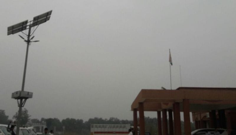 मौसम का बदला मिजाज, छाई रही काली घटा