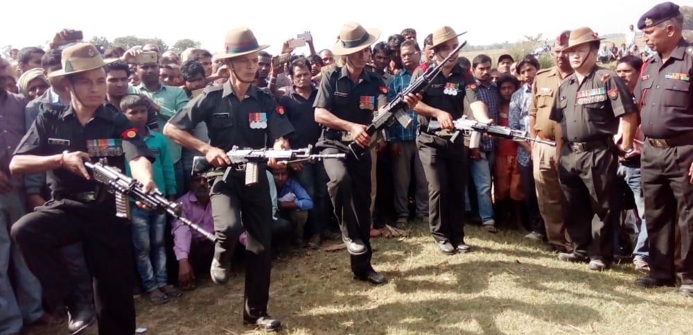 dead body of the Army personnel arrives