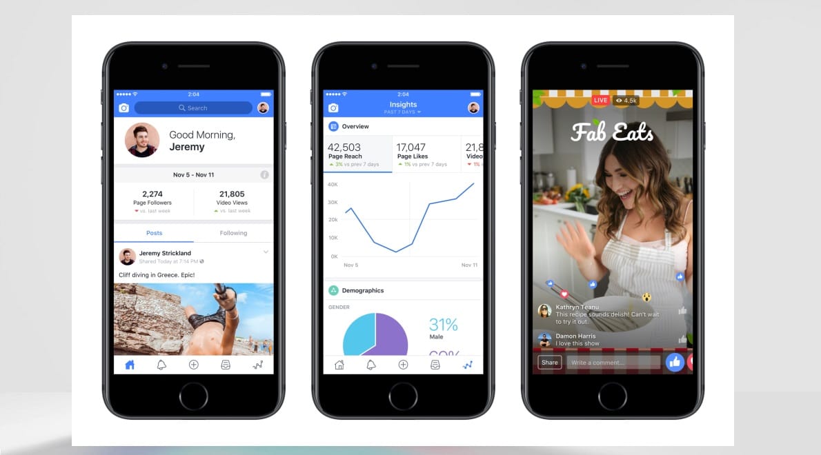 Facebook launched an app for video creators