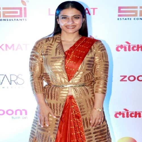 Try this winter saree style of Kajol and look different in parties 