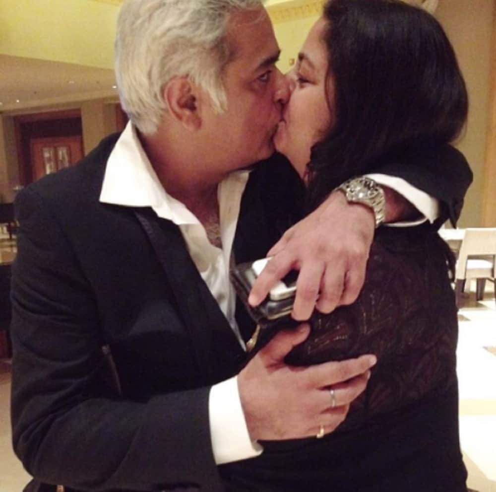 Hansal Mehta Shared Picture Kissing Wife Safeena Husain On Social Media
