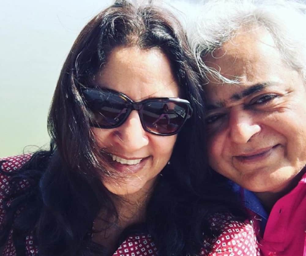 Hansal Mehta Shared Picture Kissing Wife Safeena Husain On Social Media