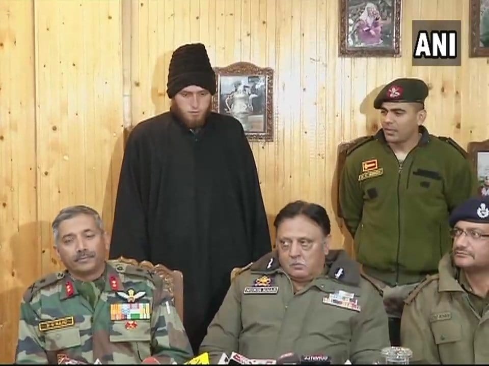 Majid surrendered to the army in jammu kashmir