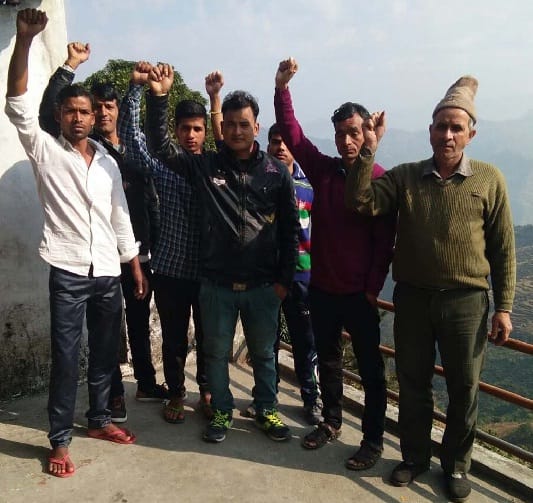 Villagers demonstrated when the damaged plan was not repaired