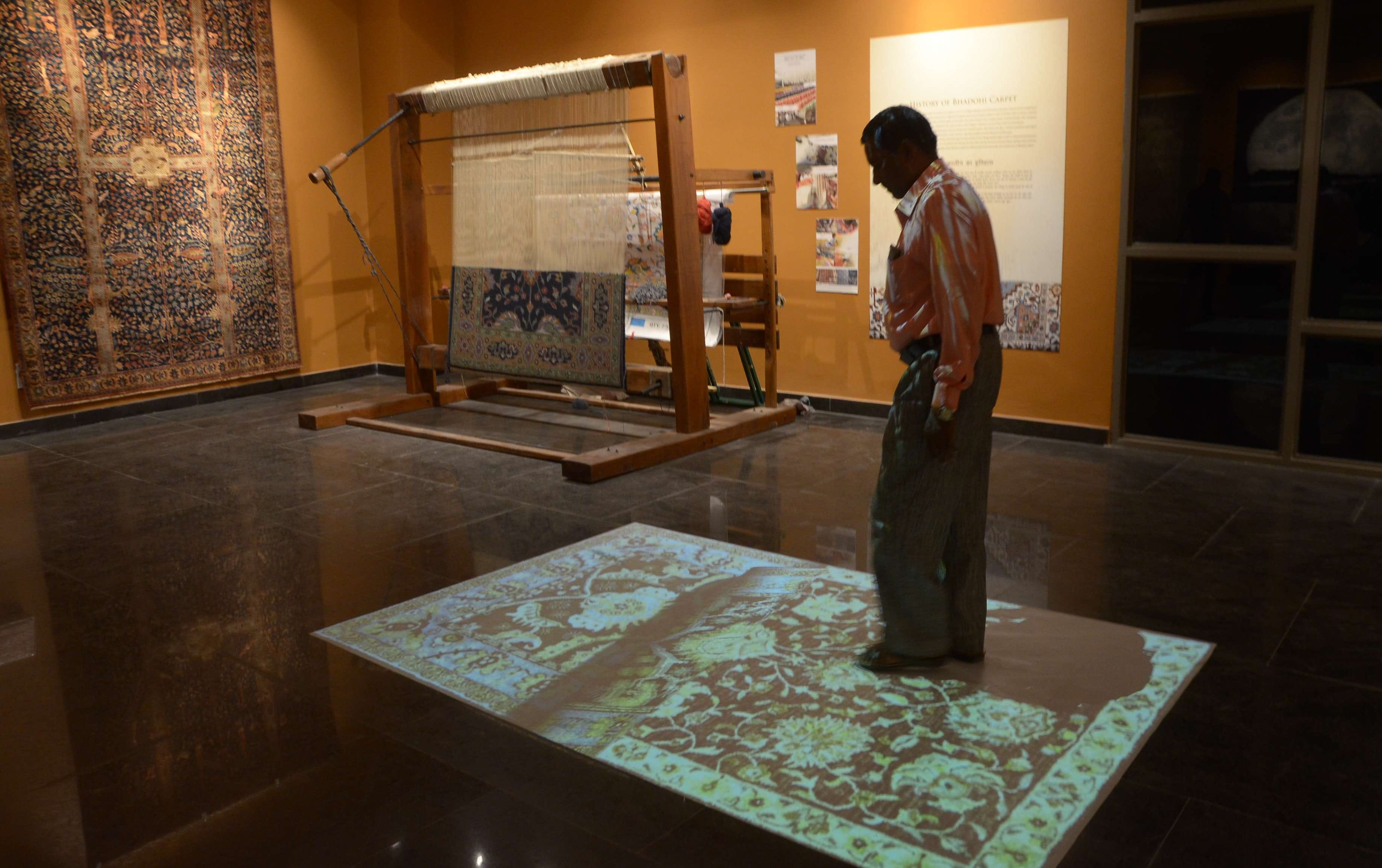 varanasi trade facility centre attract digital carpet