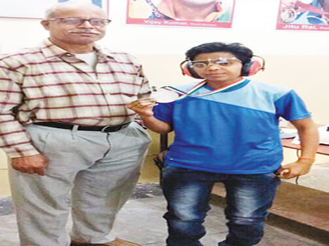  in shooting contest Akansha got second rank