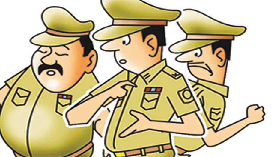 an old man make police trouble