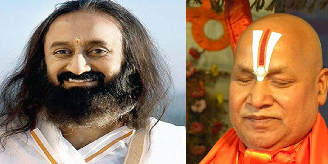 Ram Bhadracharya raises questions on Sri Sri Ravi Shankar's mediation