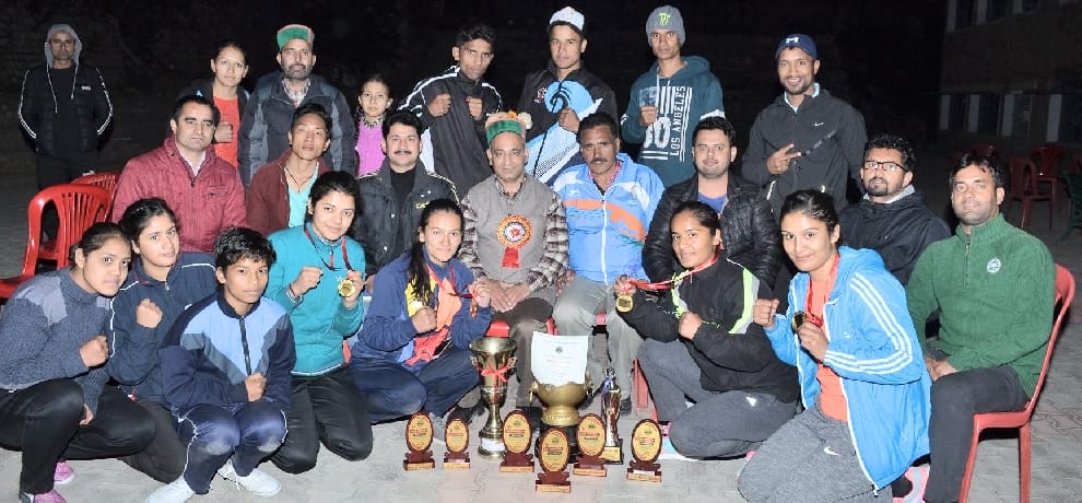 rampur college girl become over all champion in boxing