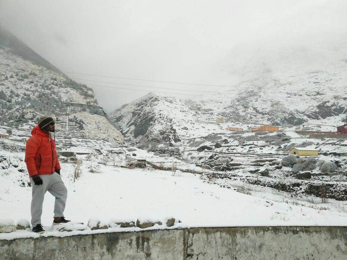 Snowfall in Badrinath and Yamunotri 2017