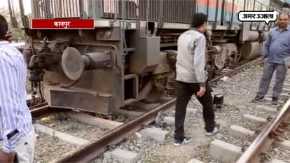 GOODS TRAIN DERAILED IN KANPUR