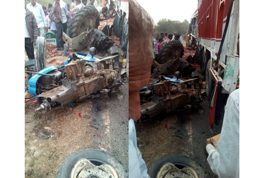 accident in sataon in raebareli.