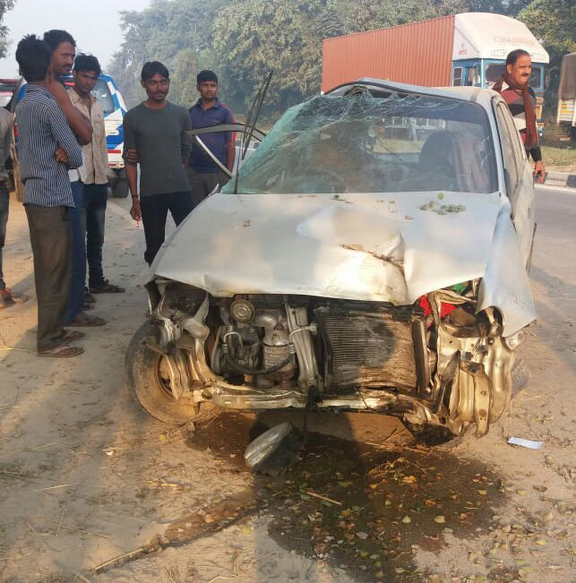 in car accident 4 injured