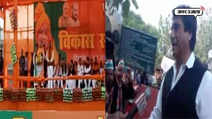 AGRA YOGI ADITYANATH RAJ BABBAR RALLIES UTTAR PRADESH NAGAR NIGAM ELECTIONS