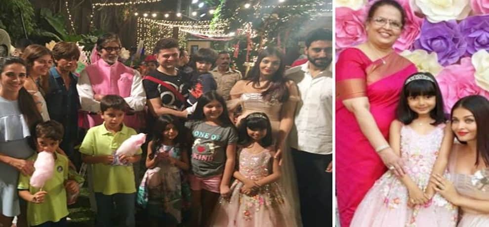 aishwarya rai bachchan daughter aaradhya bachchan with his brother