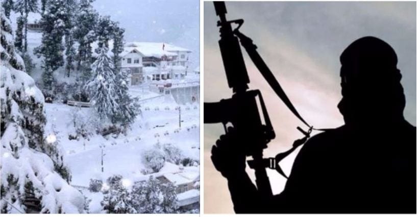 terrorist Infiltration in jammu kashmir under the guise of snowfall 